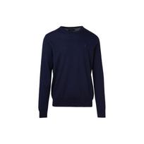 Polo Ralph Lauren Embroidered Logo Crew Neck Long Sleeve Sweater Men sweater Dark-Blue 710714346-002 S