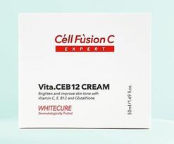 CELL FUSION C Expert Vita.CEB12 kremas 50ml, Antioksidacinis poveikis, Balinamasis, Drėkinamasis, Korėjos kosmetika, Kbeauty red