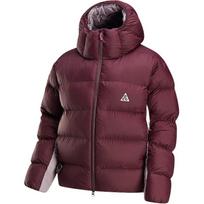 Nike ACG serijos PrimaLoft spalvų blokų su gobtuvu užtrauktuku šilta pūkinė striukė Moteriškos striukės Raudona FZ6762-652 S brown