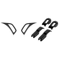 Car Hood Ornament Fender Air Vent Decoration Protective Cover For Jeep Wrangler JL JT Gladiator 2018 Up Car Exterior Accessories juoda