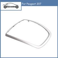 For Peugeot 207 trument Dashboard Air Vent Trim Frame Silver Air Outlet Panel Interior Replacement Parts