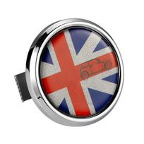 Union Jack UK Flag Metal Emblem Badge Sticker Front Bumper Grill For Cooper S F55 F56 F60 R50 R55 R56 R60 R61 Auto Styling