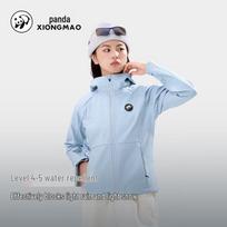 Panda Camel Women's Fleece-Lined Soft Shell Jacket L