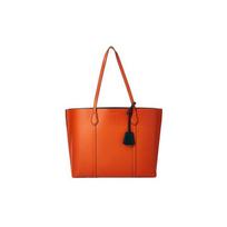 Tory Burch Perry Three-Layer Tote Bag Leather Shoulder Bag Women Tote Bags Orange 53245-812 Basic Set (Bag+Dust Bag)
