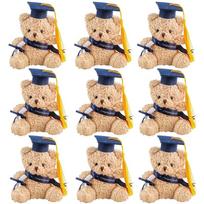 5-50Pcs Graduation Bear Plush Bears Bulk Stuffed Bear For Kindergarten Gift Items Primary School College High School Party Favors 5pcs
