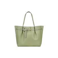 MICHAEL KORS shoulder bag Emilia Solid Color Commuting Dating Simple Versatile Large Capacity Cow Leather Tote Tote Shopping Handbag Women's Green žalia