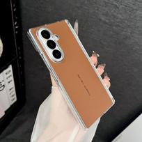 For Samsung Galaxy Z Fold 7 Case Hard PU hinge Magnetic wireless charging Protective Back Cover case For Z Fold 7 Phone Shell Galaxy Z Fold7 ruda