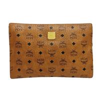 [Pre-Owned] Classic Monogram Print Faux Leather Clutch Bag Medium - Excellent #1TZ2HXM ONE SIZE