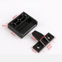 10pcs Universal Push-On Corner Buckles Durable False Drawer Clips  Cabinet Hardware 1