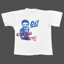 Cockney Rejects 1980 80s Vintage Oi! Band Concert UK Tour White Merch Unisex T-Shirt XXL