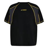 Adidas X National Geographic Terrex Aeroready Outdoor Quick-Dry Crew Neck Short Sleeve T-Shirt Unisex Tops Black JP1299 S