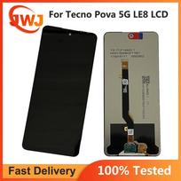 LCD Screen and Digitizer Full Assembly for Tecno Pova 5G LE8
