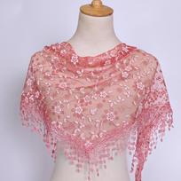 Embroidered Lace Scarf For Church Shawl Catholic Veil Church Scarf Sheer Floral Scarves Prayer Shawl Spanish Mantilla For Church