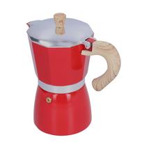 Aluminum Alloy Moka Pot 300ML Capacity Coffee Maker Stovetop Espresso Maker  Home Use raudona