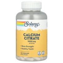 Solaray Calcium Citrate 1000mg Veggie Capsules, 120 Count (250mg per capsule)