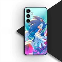Dėklas Samsung Galaxy A35 A36 A55 A26 A05 A06 A14 A50 A51 A53 A54 A12 A13 A23 Telefonui Dėklas Ežiukas S-Shadows-S-Sonics-Plakatas Galaxy A26 5G blue