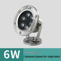 Nuosilang 24V LED RGB povandeninis kraštovaizdžio prožektorius 6W