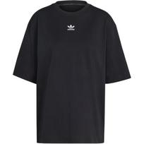 Adidas Essentials Loose Cotton Crew Neck Short Sleeve T-Shirt Women Tops Black IY7321 M black