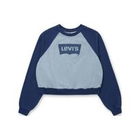 Levis logotipas spausdintas trumpomis rankovėmis marškinėliai moterims Mėlyni 18722-0074 XS