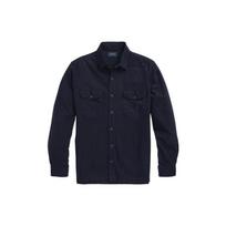 Polo Ralph Lauren Solid Color Single Breasted Casual Long Sleeve Shirt Men shirts Navy-Blue MNPOWOV16822504-410 S