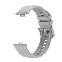 Huawei Fit3 Silikoninis pralaidus keičiamas apyrankė - Minkšta, vientisos spalvos Huawei Fit3 Band pilka spalva