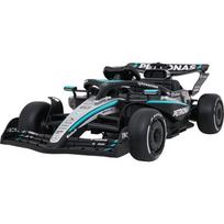 AMG PETRONAS F1 juodas lenktyninis automobilis, vaikiškas elektromobilis