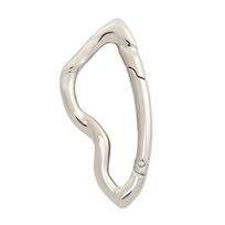New Metal Climbing Carabiner Twisted Gold/Silver Car Key Ring Multifunctional Outdoor Sports Buckle Outdoor Tool sidabras