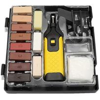 Laminate Floor Repair Kit, Wax HeatingGun for Laminate Worktop Flooring PVC Vinyl Floor Repair Kit