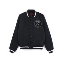 Air Jordan Paris Saint-Germain Athleisure Casual Sports Jacket Black Men's CK9666-010 XS