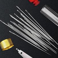 Steel Sewing Needles Quick Threading Rust-Proof Supplies Large Eye Hand Sewing Needles for Repair Embroidery Beading Upholstery China Mainland