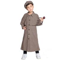 Detektyvo Šerloko Holmso kostiumas berniukams. Puikiai tinka Helovino, Cosplay renginiams XL