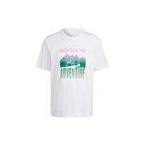 Adidas Originals Adv Mount Tee With Retro Pattern Men Tops White GN2358 S