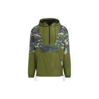 Adidas Neo Util Wb 1 Print Pattern Half-Zip Hooded Jacket Unisex Jackets Green HN2424 XL