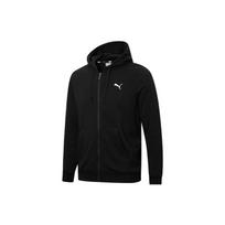 Puma Ess Logo Solid Hooded Jacket Men Outerwear Black 848732-01 M black