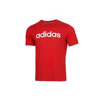 Adidas Neo Letter Logo Straight T-Shirt Men Tops Red GJ8943 L
