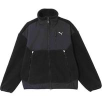 Puma Winterized Comfortable Soft Versatile Warm Fleece Jacket Unisex Jacket Black 629733-01 XS black