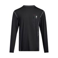 Under Armour Outdoor UA Urban Casual Series Logo Round Neck Pullover Long Sleeve T-Shirt Men Tops Black 6005885-001 S