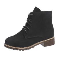 Fashion Women Warm Boots Autumn Winter Boots Classic Zipper Snow Ankle Boots Winter Suede Warm Fur Plush Women Shoes Booties Heels 35 juoda