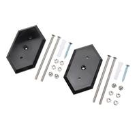 2 Sets Skateboard Hanger Wall Mounting Deck Rack Skateboarding Display and Storage Mount Kit Black juoda