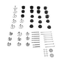 60Pcs Body Cab Mount Bushing Kit KF04060BK Replacement for Ford Super Duty 2WD 4WD 2008‑2016