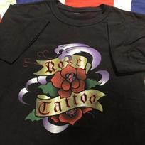 ROŽĖS TATOO JUOSTA ROCK N ROLL DOVANA FANUI Pilno dydžio S-5XL Unisex Marškinėliai S