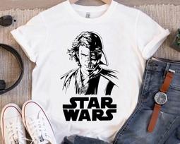 Star Wars Anakin Skywalker Darth Vader Portrait Unisex Adult Kid Tee 320111018 XL gray