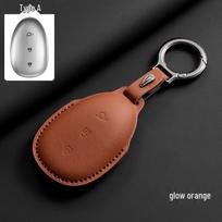 Changan Qiyuan A05/A06/A07 Key Case: High-Grade, Cross-Border, Q05 Protective Texture brown