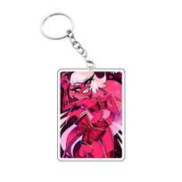 Moxxie Acrylic Keychain Anime Cartoon Asmodeus Blitz Millie Verosika Bag Pendant Decor Accessories Mayday Birthday Gift 5cm