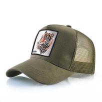Cap For Men And Women Snapback Hip Hop Baseball Cap With Embroidery Tiger Patch Adjustable Visor Hat Four Seasons Trucker Adjustable