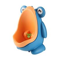 Children Urinal Cute Cartoon Funny Aiming Target Wall Mounted Pee Training Urinal for Boys Toddlers Blue mėlyna