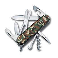 VICTORINOX Climber Camouflage Swiss Army Knife Knife for and Mountaineering Includes Scissors and 14 Functions - Multi-functional Trekking, Hiking, -