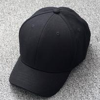 Short brim baseball cap fully closed peaked cap cotton casual hat back seal elastic small brim fashioneasiest for match Micro-elastic mėlyna