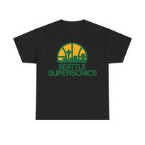 Seattle Supersonics Nostalgiški Retro Krepšinio Marškinėliai Unisex Marškinėliai S įvairiaspalvis