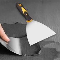 1-6Inch Stainless steel Putty Knife plastic handle Drywall Smooth Spatula for Home Improvement Construction Wall Plastering Tool 1.5 inch